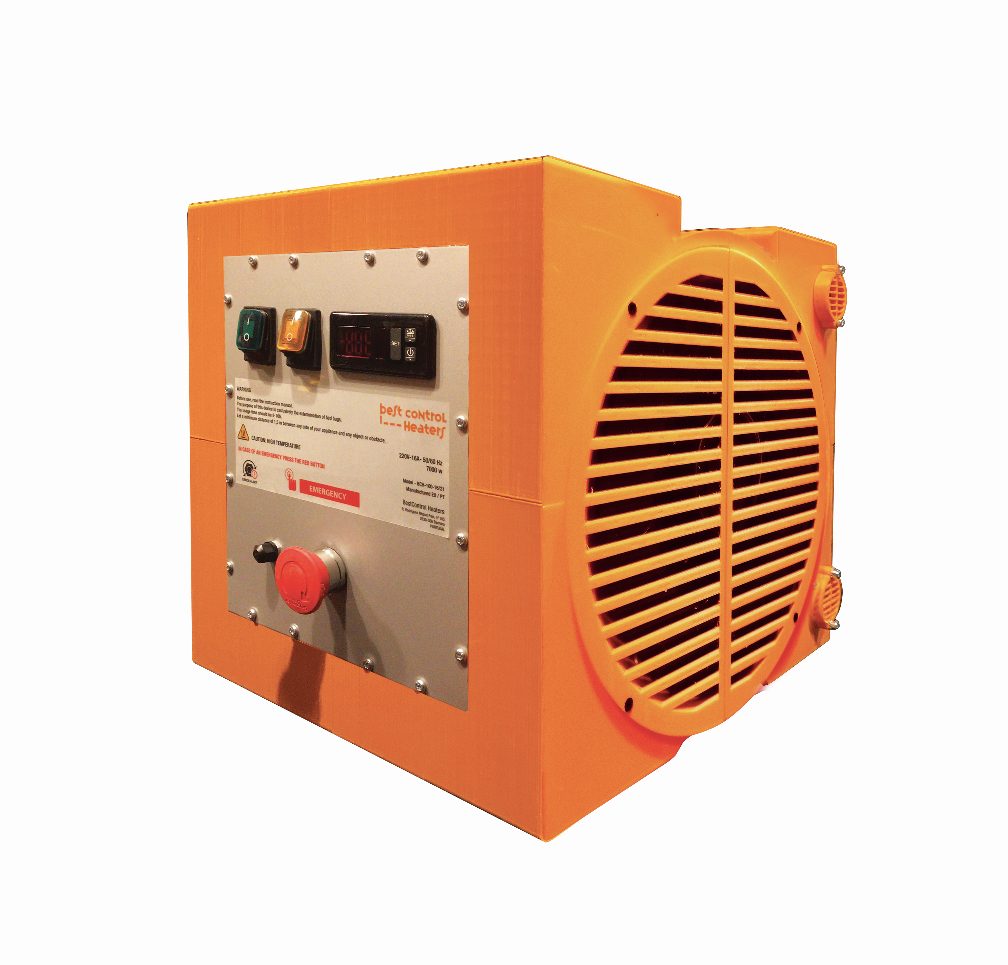 aquecedor 220V quarto hotel extermínio percevejos tratamento térmico sem químicos bed bug heater hotel
